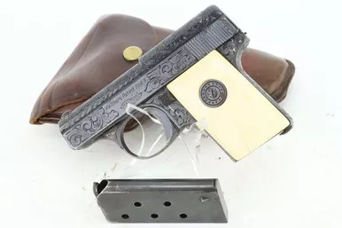 SOLD - Beautiful, Factory-Engraved Walther Model 9 Rig