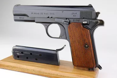SOLD - Beautiful Nazi Femaru M37 - Matching Magazine
