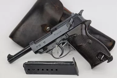SOLD - Beautiful, Rare Mauser BYF 44 P.38 Rig - Police Eagle/L (3270 - 26052)