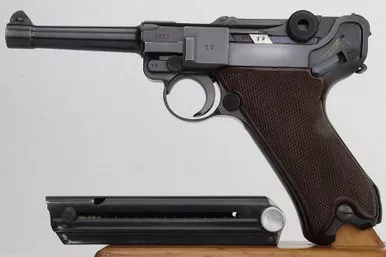 SOLD - Beautiful, Scarce 1940 Mauser Luger With Krieghoff Grips