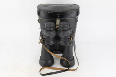 SOLD - beh 7x50 Kriegsmarine Binoculars (453715) with Case