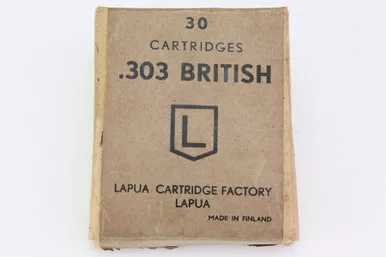 SOLD - Box of Finnish Lapua .303 Ammo