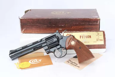 SOLD - Boxed 1971 Colt Python Revolver