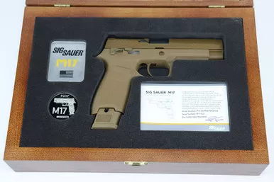 SOLD - Boxed, Cased Sig Sauer P320 M17 Commemorative