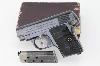 SOLD - Boxed Colt M1908 Vest Pocket - 1920 Mfg