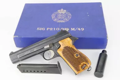 SOLD - Boxed Danish Contract Sig P210-DK M/49