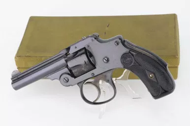 SOLD - Boxed Smith & Wesson Safety Hammerless .32 Revolver