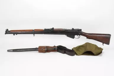 SOLD - BSA No1 Mk3 Lee Enfield w/ Action Cover & Bayonet