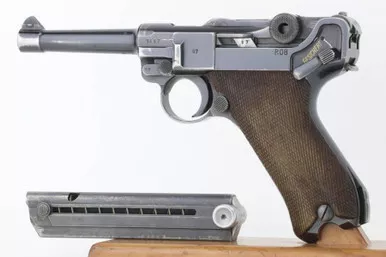 SOLD - BYF 41 Mauser Luger - Matching Magazine (7487r - 32614)