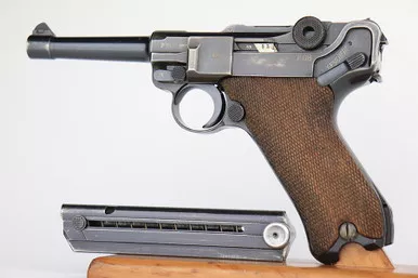 SOLD - BYF 41 Mauser Luger - Matching Magazine (7951r - 24450)