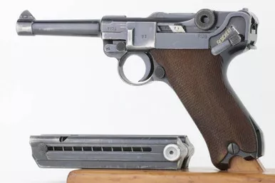 SOLD - BYF 41 Mauser Luger - Two Matching Magazines