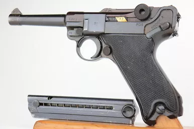SOLD - BYF 42 "Black Widow" Mauser Luger - Plum Receiver
