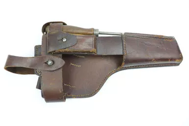 SOLD - C96 Broomhandle Leather Harness & Cleaning Rod
