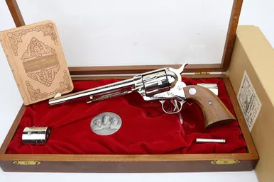 SOLD - Cased Colt Pony Express Founders Commemorative Revolver - With Extras