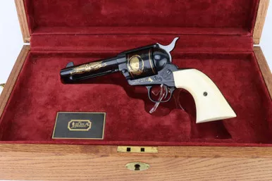 SOLD - Cased Colt Single Action Army - John Wayne Commemorative
