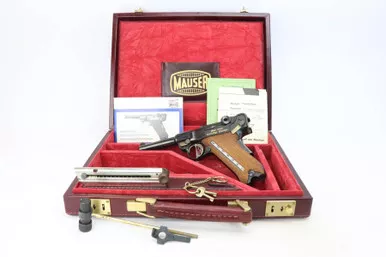 SOLD - Cased Commemorative Mauser/DWM Luger - 1902 Cartridge Counter
