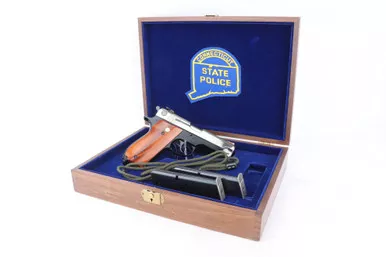 SOLD - Cased S&W Model 39-2 - Connecticut State Police 75th Anniversary
