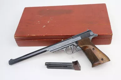 SOLD - Cased Walther Olympia Fünfkampf - Matching Magazine
