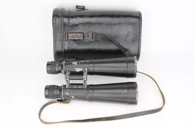 SOLD - Cased WW2 German Dienstglas Binoculars - Hensoldt & Sohne