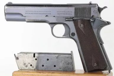 SOLD - Colt Government Model - Owned by Distinguished WWI Captain Plantagenet MacCarthy (12752 - 36143)