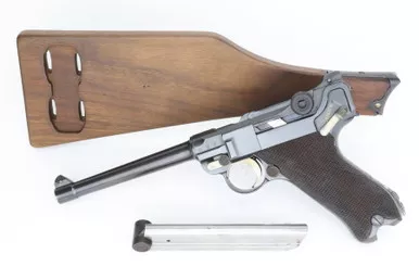 SOLD - DWM Navy Luger With Stock - Partial Restoration