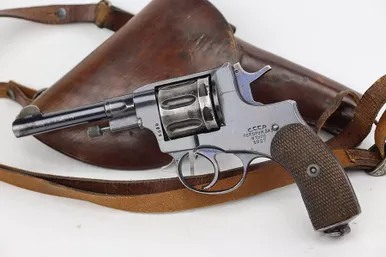 SOLD - Early, 1927 Nagant M1895 Revolver Rig