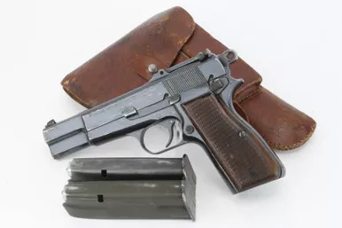 SOLD - Early Nazi Browning High Power Rig - Waffen 613