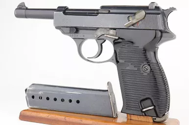 SOLD - End-of-WW2 GI Mismatched Walther P.38 - Rare FN Frame (4534c - 23452)