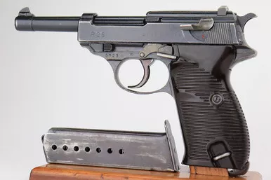 SOLD - End-of-WW2 Walther P.38 - GI Mismatch (5023c - 23347)