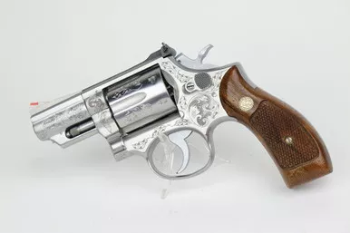 SOLD - Engraved Smith & Wesson Model 66 Combat Magnum