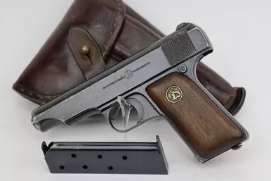 SOLD - Erfurt Ortgies Semi Auto Pistol Rig - Unit Marked
