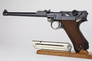 SOLD - Excellent 1918 DWM Artillery Luger (3969b - 27137)