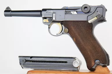 SOLD - Excellent 1936 Mauser Luger (7394m - 25266)