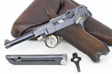 SOLD - Excellent 1936 Mauser Luger Rig - Matching Magazine (3216n - 31134)