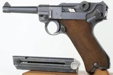 SOLD - Excellent 1937 Mauser Luger - Matching Magazine (2730 - 31801)