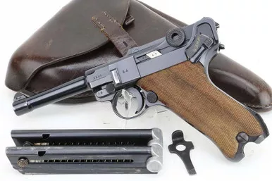 SOLD - Excellent 1940 Mauser Luger Rig - Matching Magazine (3184b - 29940)