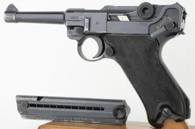 SOLD - Excellent 1942 "Black Widow" Mauser Luger - BYF 42 (7570L - 31847)