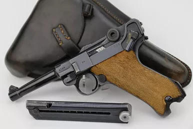 SOLD - Excellent 1942 Mauser Luger Rig - BYF 42