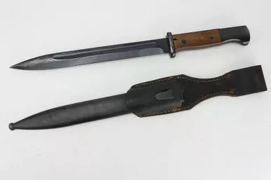 SOLD - Excellent 1944 K98 Bayonet - With Matching Scabbard & Frog