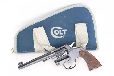 SOLD -Excellent 1950 Colt Officers Model Target Revolver - .38