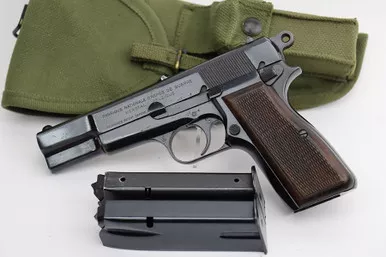 SOLD - Excellent 1950's FN Browning Hi Power Rig
