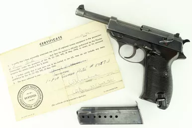 SOLD - Excellent AC 42 Walther P.38 - With Capture Doc