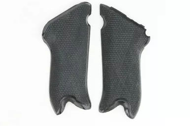 SOLD - Excellent Black Widow Luger Grips (081924-7-AB)