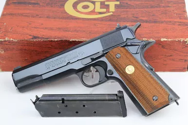 SOLD - Excellent, Boxed 1979 Colt Government Model Mk IV Series 70