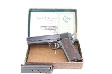 SOLD - Excellent, Boxed Colt .38 Super - 1956 Mfg
