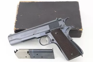 SOLD - Excellent, Boxed Colt Government Model - 1928 Mfg