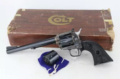 SOLD - Excellent, Boxed Colt New Frontier Buntline SAA - 1975 mfg