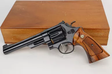 SOLD - Excellent, Cased Smith & Wesson Model 1955 Target Revolver