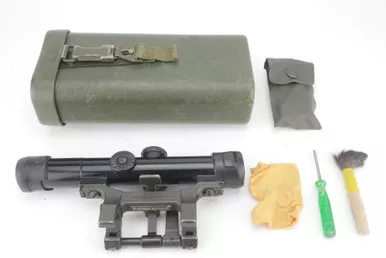 SOLD - Excellent, Cased Wetzlar G3 ZF-1 4x24 Scope & Claw Mount - HK 91/93/33