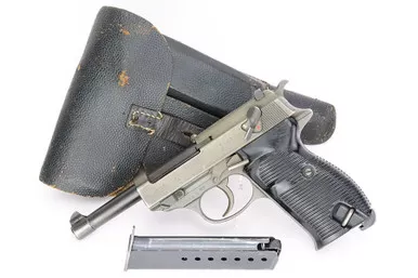 SOLD - Excellent Dual-Tone Mauser P.38 Rig - BYF 44